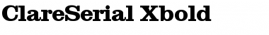 Download ClareSerial-Xbold Font Download ClareSerial-Xbold Font