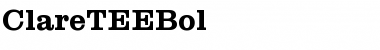 Download ClareTEEBol Font Download ClareTEEBol Font