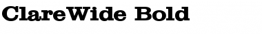 Download ClareWide Font Download ClareWide Font