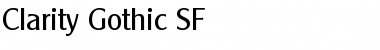 Download Clarity Gothic SF Font Download Clarity Gothic SF Font