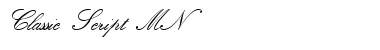 Download Classic Script MN Font Download Classic Script MN Font