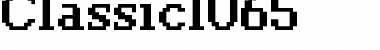 Download classic 10_65 Font Download classic 10_65 Font