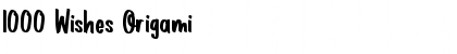 Download 1000 Wishes Origami Font Download 1000 Wishes Origami Font