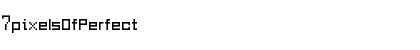 Download 7pixelsOfPerfect Font Download 7pixelsOfPerfect Font
