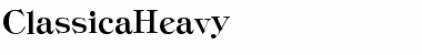 Download ClassicaHeavy Font Download ClassicaHeavy Font