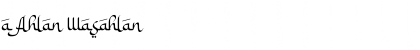 Download a Ahlan Wasahlan Font Download a Ahlan Wasahlan Font