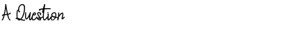 Download A Question Font Download A Question Font