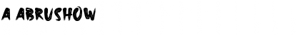 Download a Abrushow Font Download a Abrushow Font