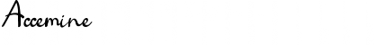 Download Accemine Font Download Accemine Font