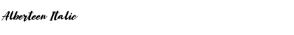 Download Alberteen Italic Font Download Alberteen Italic Font