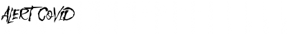Download Alert Covid Font Download Alert Covid Font