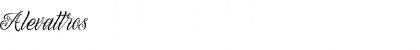 Download Alevattros Font Download Alevattros Font