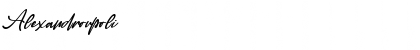 Download Alexandroupoli Font Download Alexandroupoli Font
