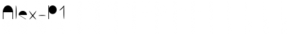 Download Alex-P1 Font Download Alex-P1 Font