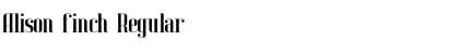 Download Alison finch Font Download Alison finch Font