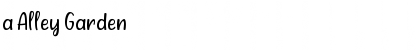 Download a Alley Garden Font Download a Alley Garden Font