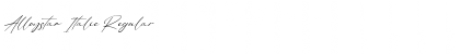 Download Alloystan Italic Font Download Alloystan Italic Font