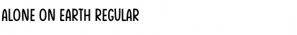 Download Alone On Earth Font Download Alone On Earth Font
