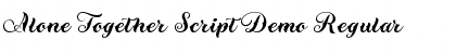 Download Alone Together Script Demo Font Download Alone Together Script Demo Font