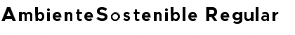 Download AmbienteSostenible Font Download AmbienteSostenible Font