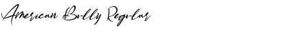 Download American Bully Font Download American Bully Font