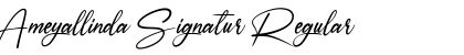 Download Ameyallinda Signatur Font Download Ameyallinda Signatur Font