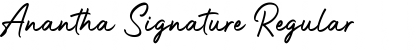 Download Anantha Signature Font Download Anantha Signature Font