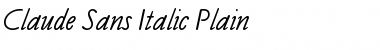 Download Claude Sans Italic Font Download Claude Sans Italic Font