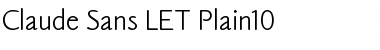 Download Claude Sans LET Font Download Claude Sans LET Font