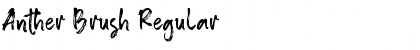Download Anther Brush Font Download Anther Brush Font