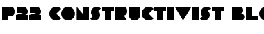 Download P22 Constructivist Block Font Download P22 Constructivist Block Font
