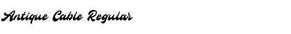 Download Antique Cable Font Download Antique Cable Font