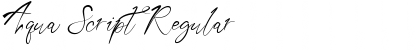 Download Aqua Script Font Download Aqua Script Font