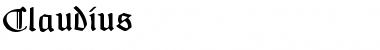 Download Claudius Font Download Claudius Font