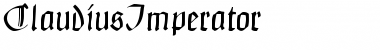 Download ClaudiusImperator Font Download ClaudiusImperator Font