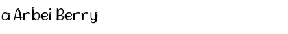 Download a Arbei Berry Font Download a Arbei Berry Font
