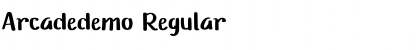 Download Arcadedemo Font Download Arcadedemo Font