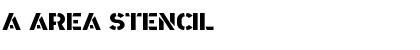 Download a Area Stencil Font Download a Area Stencil Font