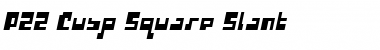 Download P22 Cusp Square Slant Font Download P22 Cusp Square Slant Font