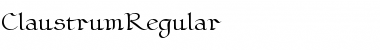 Download ClaustrumRegular Font Download ClaustrumRegular Font