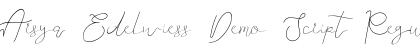 Download Arsya Edelwiess Demo Script Font Download Arsya Edelwiess Demo Script Font