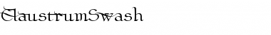 Download ClaustrumSwash Font Download ClaustrumSwash Font