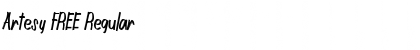 Download Artesy FREE Font Download Artesy FREE Font