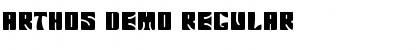 Download Arthos demo Font Download Arthos demo Font