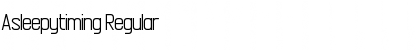 Download Asleepytiming Font Download Asleepytiming Font