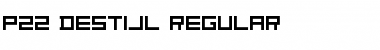 Download P22 DeStijl Regular Font Download P22 DeStijl Regular Font