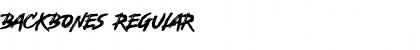 Download Backbones Font Download Backbones Font
