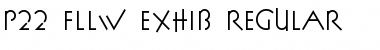 Download P22 FLLW Exhib Regular Font Download P22 FLLW Exhib Regular Font