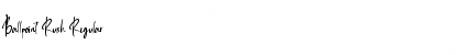 Download Ballpoint Rush Font Download Ballpoint Rush Font