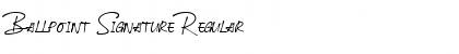 Download Ballpoint Signature Font Download Ballpoint Signature Font